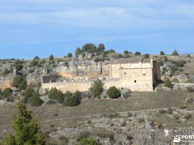 Río Duratón-Embalse de Burgomillodo;fuentes de algar ponton de la oliva castillo de zafra nacimiento